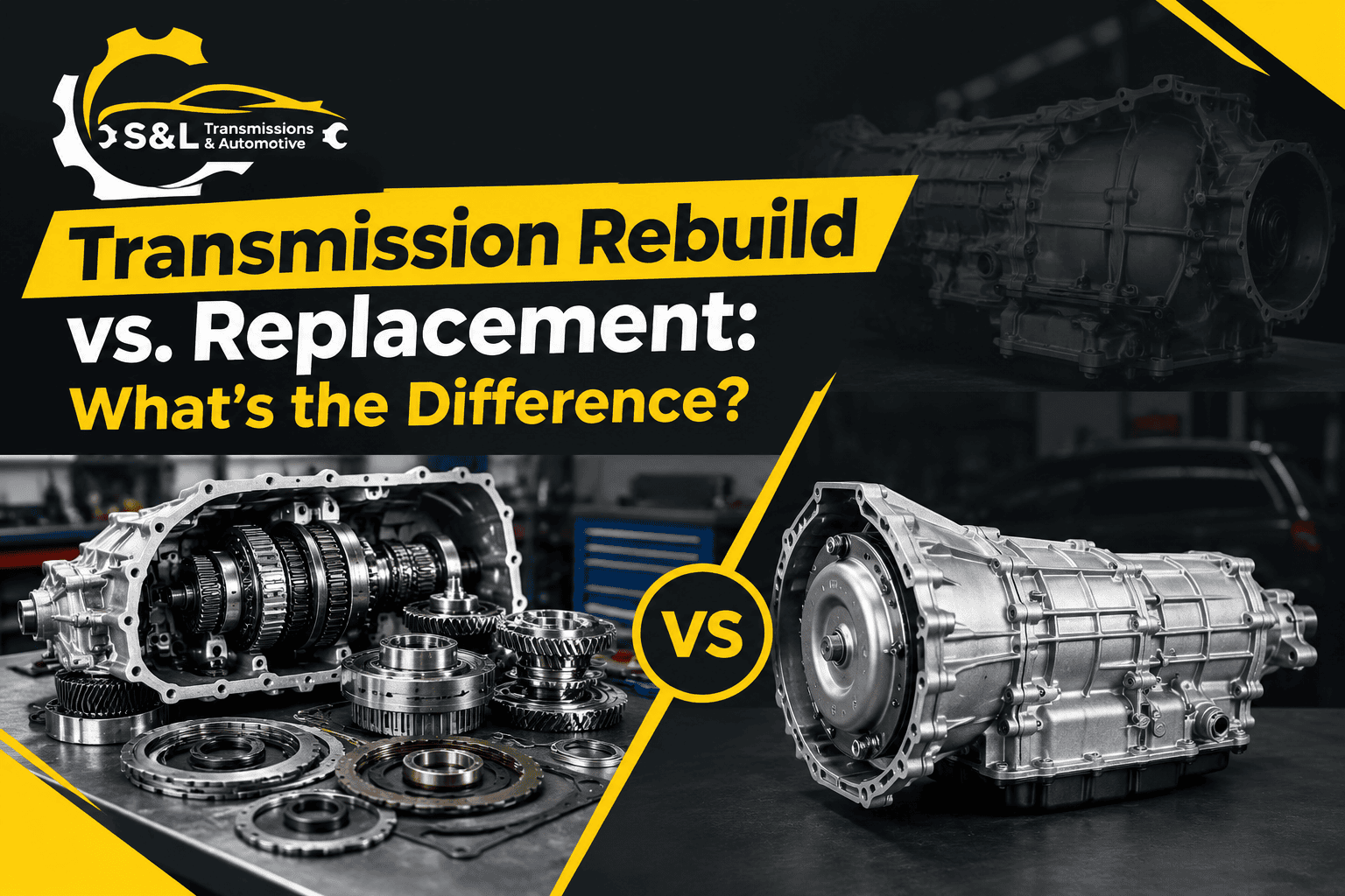 Transmission Rebuild vs. Replacement